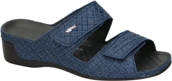 Vital -Dames - blauw - slippers & muiltjes