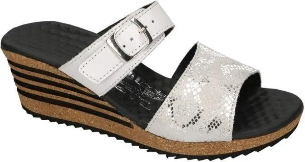 Vital -Dames -  off-white/ecru/parel - slippers & muiltjes