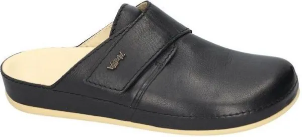 Vital -Heren -  zwart - pantoffel/slippers