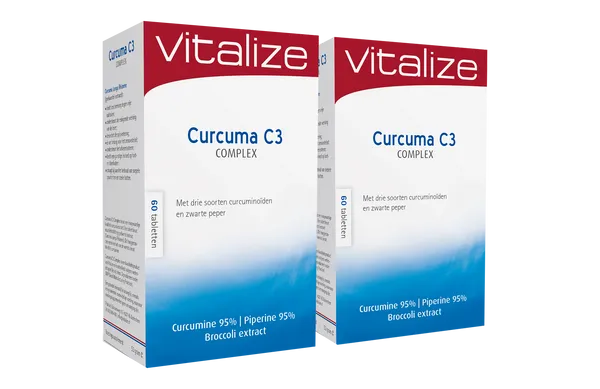 Vitalize Curcuma C3 Complex Tabletten Voordeelverpakking