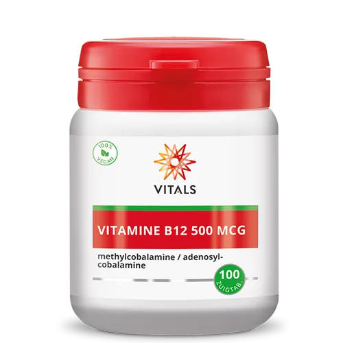 Vitals Vitamine B12 500mcg Zuigtabletten