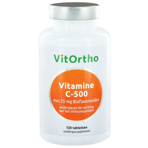 VitOrtho Vitamine C-500 met 25mg Bioflavonoïden Tabletten