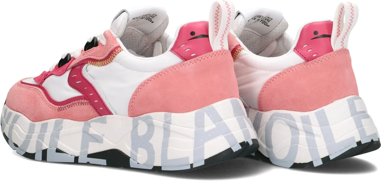 VOILE BLANCHE Dames Lage Sneakers Club105 - Roze