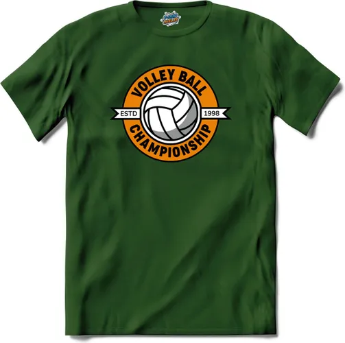 Volleybal championship sport - T-Shirt - Heren - Bottle Groen