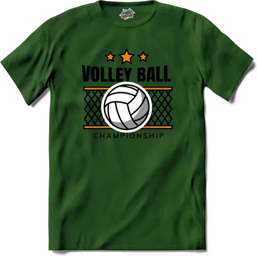 Volleybal net sport - T-Shirt - Heren - Bottle Groen