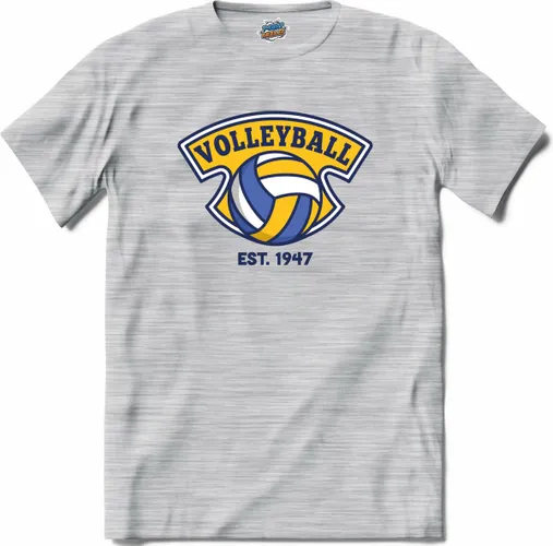 Volleybal sport - T-Shirt - Heren - Donker Grijs - Gemêleerd