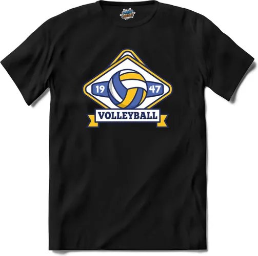 Volleybal sport - T-Shirt - Heren - Zwart