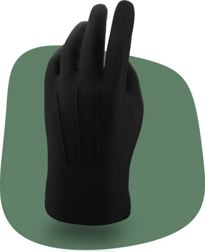 VOLQU® - Handschoenen - Handschoenen Winter Heren - Handschoenen Verwarmd - Wanten - kerstcadeau voor Mannen- Zwart