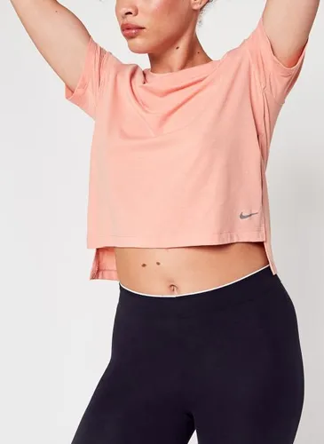 W Nike Yoga Dri-FIT Short Sleeve Top by Nike