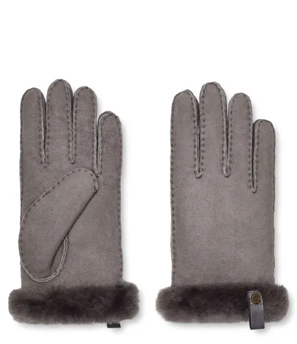 W Shorty Glove With Leather Trim
