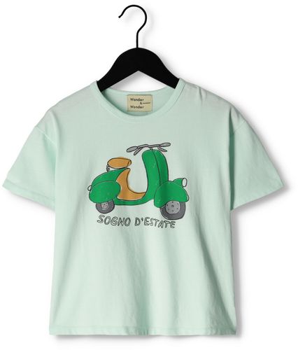 WANDER & WONDER Jongens Polo's & T-shirts Scooter Tee - Groen