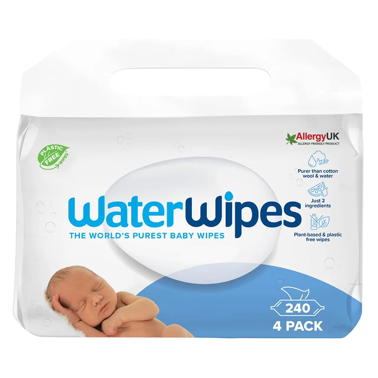 WaterWipes Vochtige doekjes voor baby's voor de gevoelige