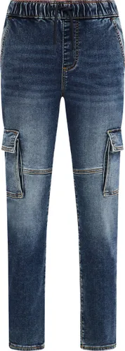 WE Fashion Jongens regular fit jeans met cargozakken