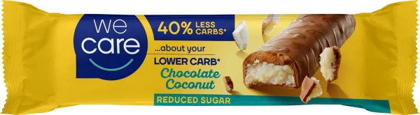 WeCare Lower carb chocolate coconut 15x35g