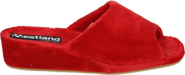 Westland -Dames -  rood - slipper - muiltje