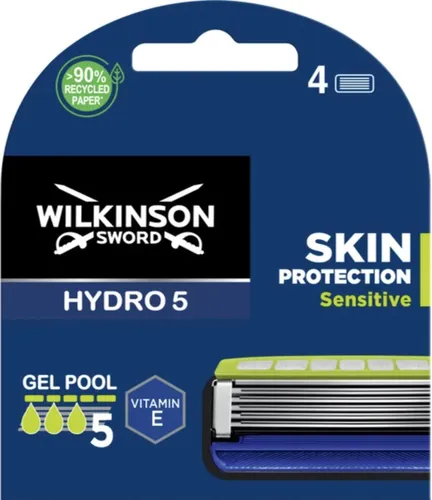 Wilkinson Sword Hydro 5 Scheermesjes Skin Protection Sensitive 4 stuks