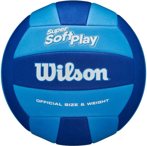 Wilson - Bal - Super Soft Play - Volleybal - Unisex - Synthetisch - Recreatie - Blauw - Official Size