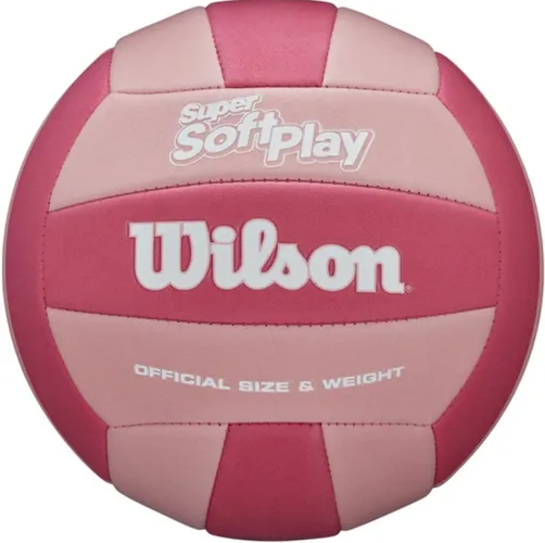 Wilson - Bal - Super Soft Play - Volleybal - Unisex - Synthetisch - Recreatie - Roze - Official Size