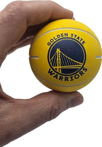 Wilson NBA Dribbler Golden State Warriors Mini Ball WTB1100PDQGOL, Unisex, Geel, basketbal, maat: One size