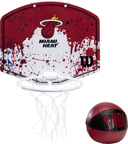 Wilson NBA Team Mini Hoop Team Miami Heat