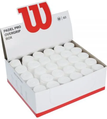 Wilson Padel Pro Overgrip Box Wit (60 Stuks)