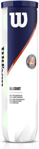 Wilson Roland Garros All Court - tennisballen - 4 stuks - geel