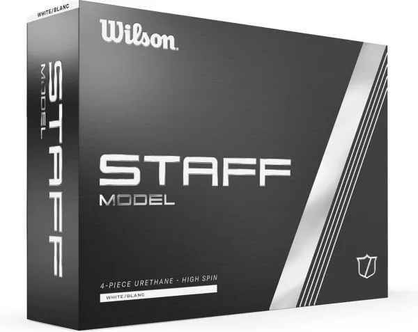 Wilson Staff Model Golfballen 2024 - Wit - 12 Stuks
