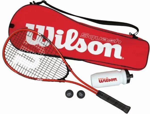 Wilson Starter Squash Kit Squash Squashracket - Rood Zwart - L2
