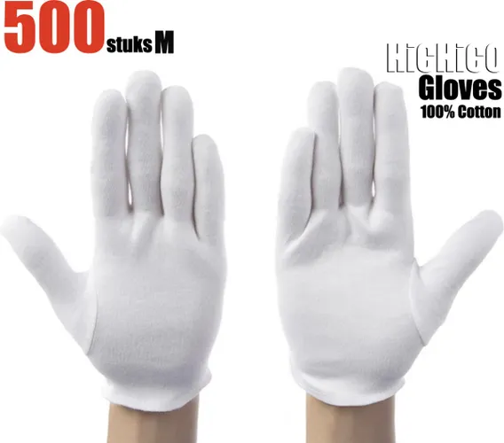 Witte katoenen Handschoen – Gloves Soft 100% Cotton Gloves Coin Jewelry Silver Inspection Gloves Stretchable Lining Glove - Handschoenen - Handschoene