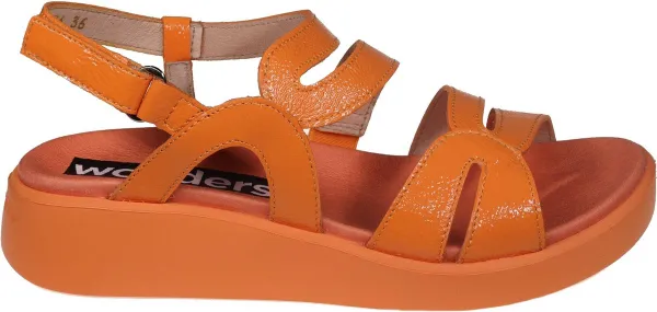 Wonders Wave - dames sandaal - oranje