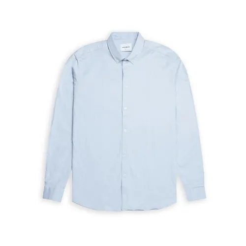 Woodbird Trime l/s shirt 1916-714 light blue