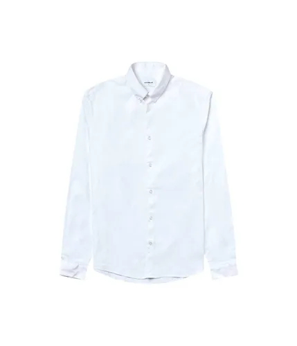 Woodbird Trime l/s shirt 1916-714 white
