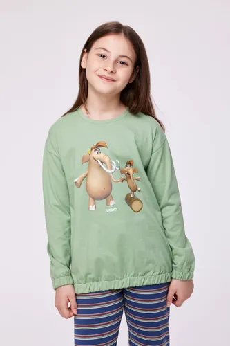 Woody Meisjes-Dames Pyjama groen