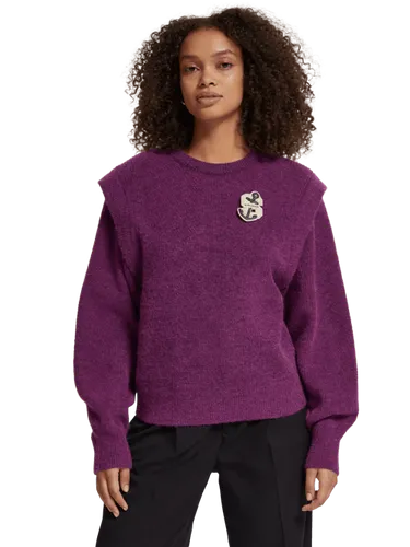 Wool-blended pullover sweater - Maat M - Multicolor - Vrouw - Knitwear - Scotch & Soda