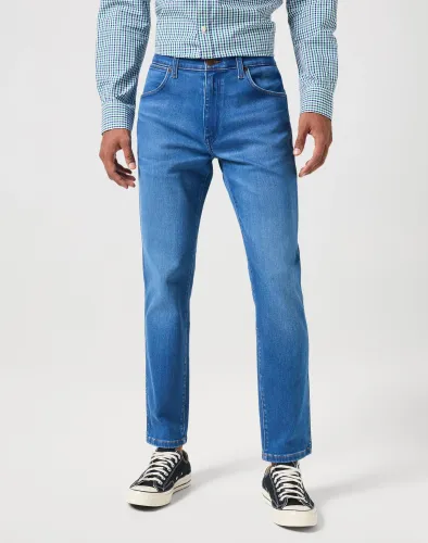 Wrangler Larston heren slim-fit jeans rustic