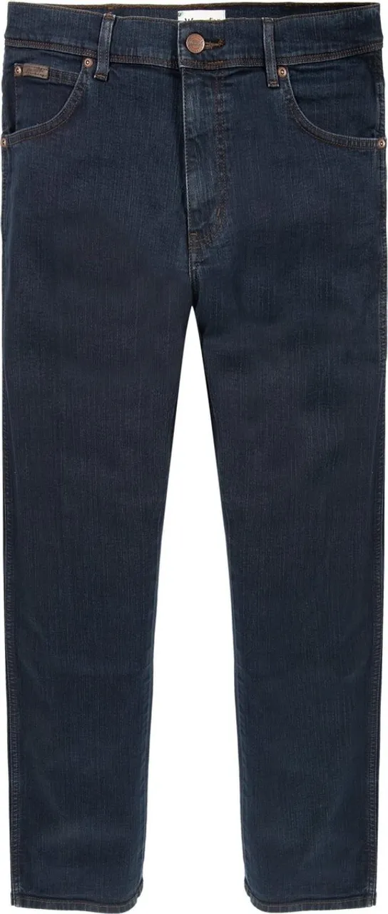 Wrangler Texas Str Heren Regular Fit Jeans Blauw