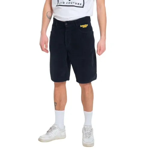 X-Tra Baggy Cord Shorts Black - W29