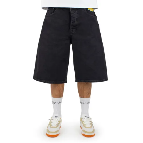 X-tra Monster Shorts Washed Black - W24