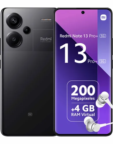 Xiaomi Redmi Note 13 Pro+ 5G Smartphone + hoofdtelefoon