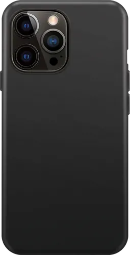 XQISIT Silicone Case Apple iPhone 15 Back Cover Zwart