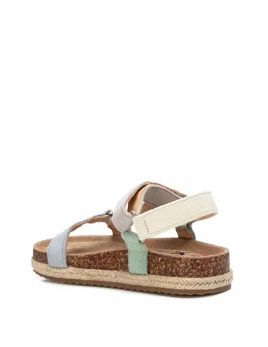XTI 58037, platte sandalen voor meisjes, Citroengras