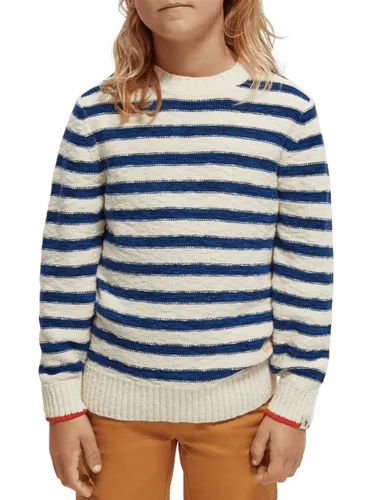 Yarn-dyed stripe pullover - Maat 8 - Multicolor - Jongen - Knitwear - Scotch & Soda