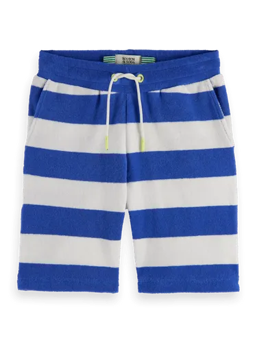 Yarn-dyed striped towelling shorts - Maat 8 - Multicolor - Jongen - Korte broek - Scotch & Soda