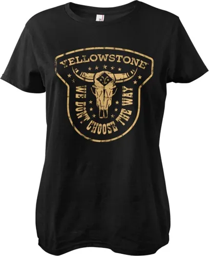 Yellowstone Dames Tshirt -2XL- We Don't Choose The Way Zwart