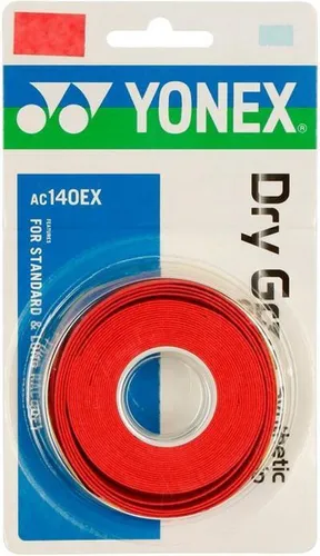Yonex AC140 Dry Grap 3 Pack Overgrip Rood