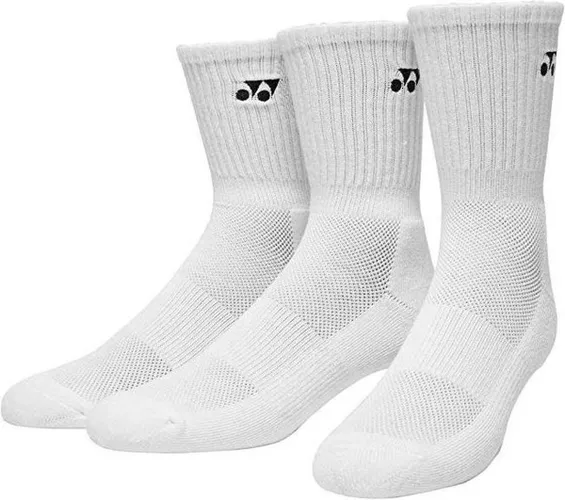 Yonex Sportsokken Basic Socks Katoen Wit 3 Paar