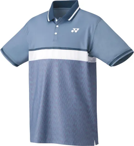 Yonex Tennispolo Heren Polyester/polyurethaan Blauw
