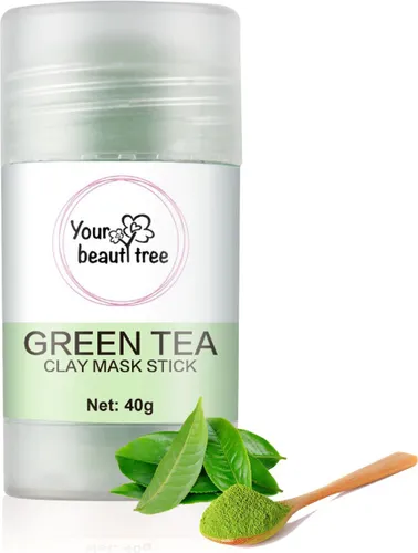Your Beauty Tree ® Groene Thee Detox Masker  Stick - Green Mask Stick - Huidverzorging - Gezichtsmasker - Natuurlijke producten - verzorgend - verkoel...