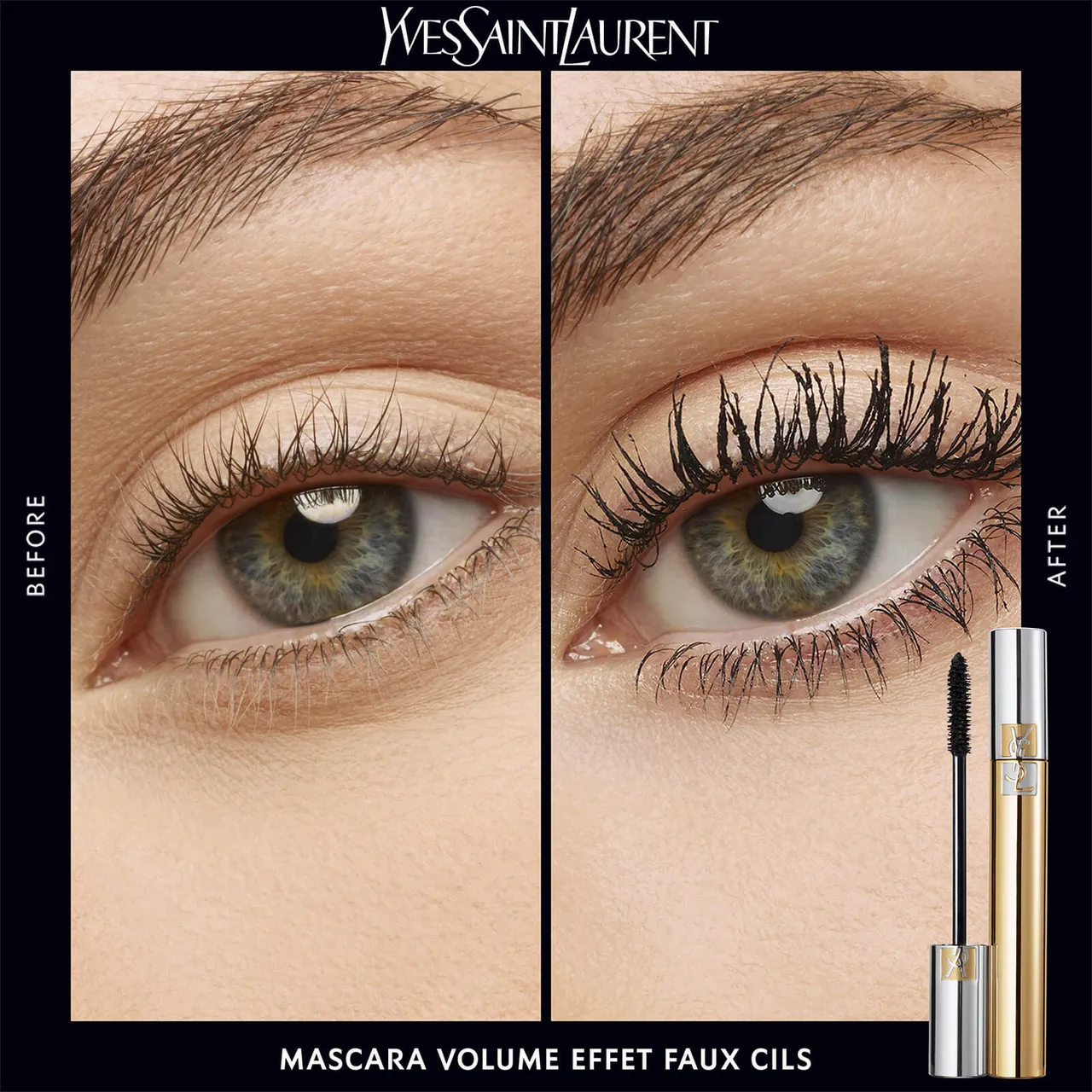 Yves Saint Laurent Luxurious Mascara for False Lash Effect (Various Shades) - 01 High Density Black