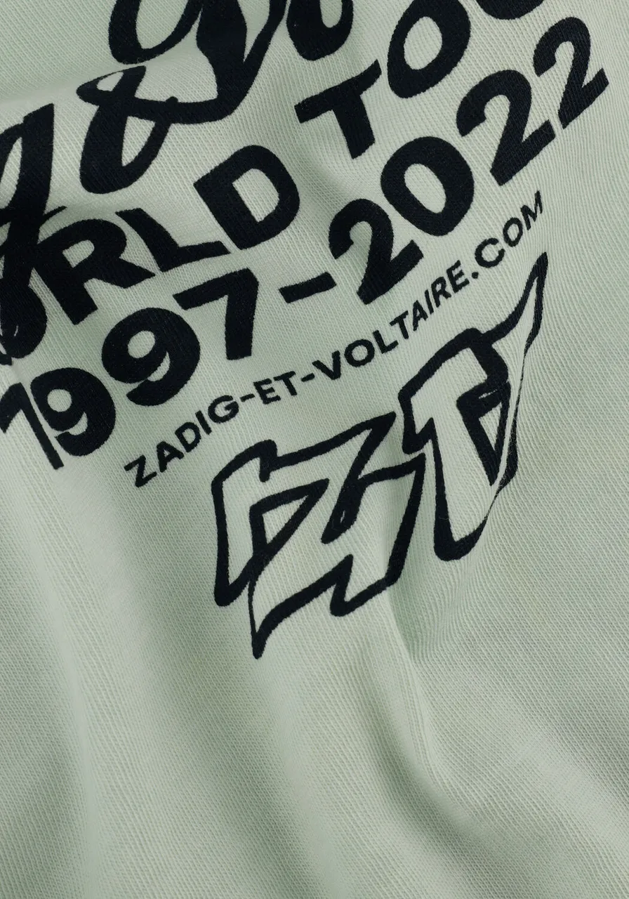 ZADIG & VOLTAIRE Jongens Polo's & T-shirts X25353 - Mint